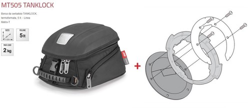 Givi tanklock tank bag - tanklock,